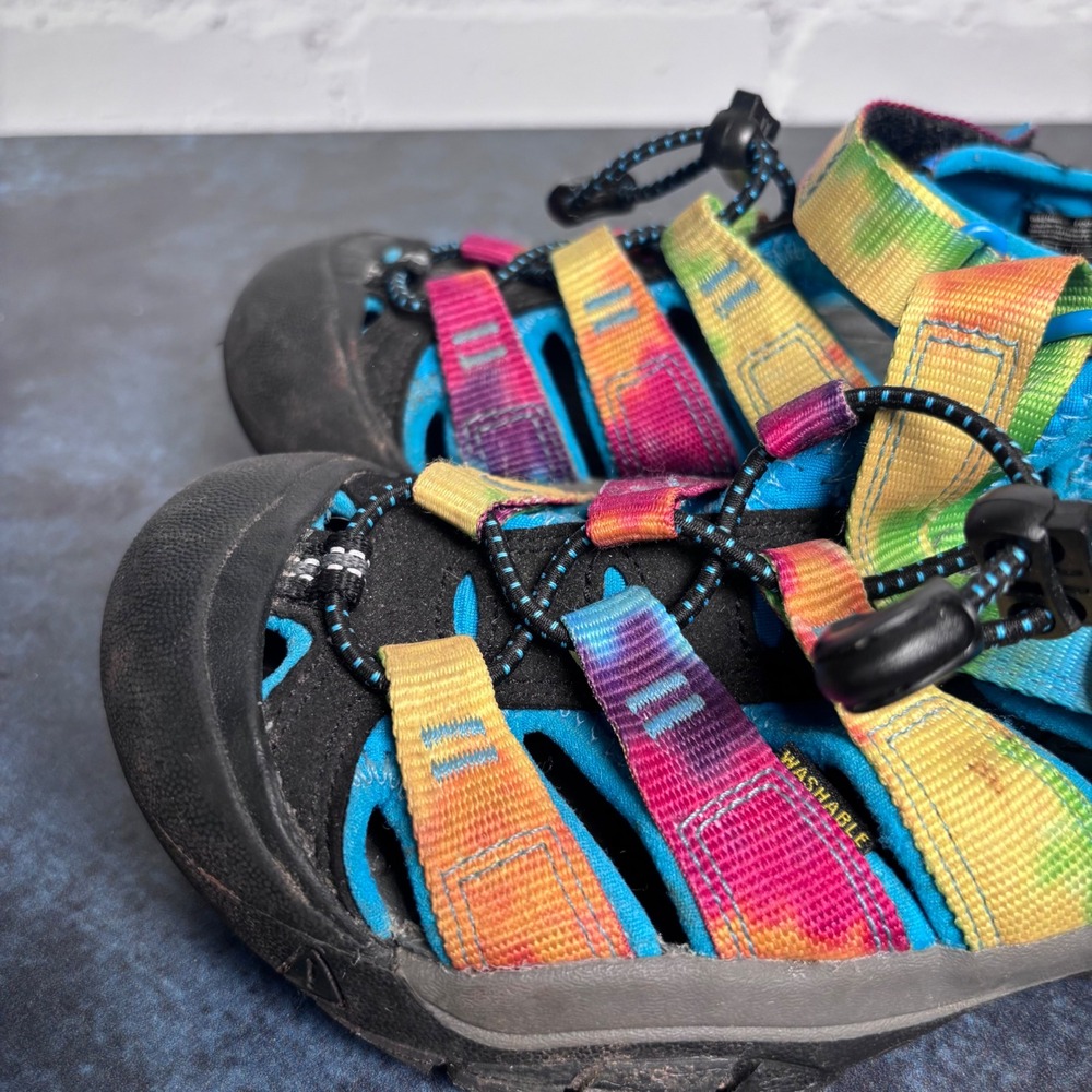Keen Newport H2 Sandals Rainbow Tie Dye Water Outdoor Hiking Youth 1 - Picture 5 of 9